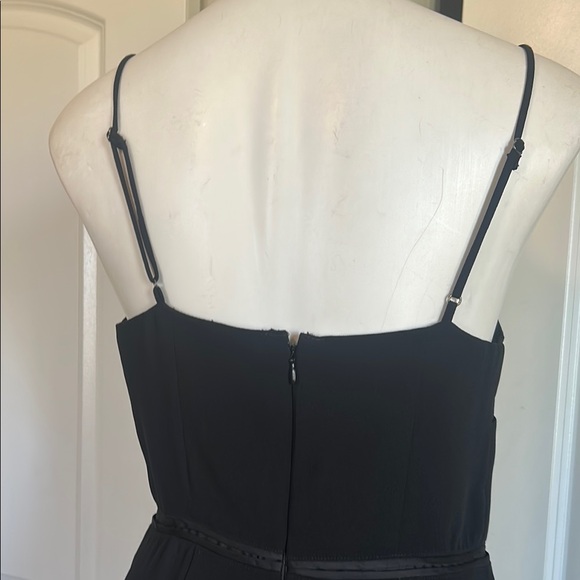 Anthropologie Maeve Black Asymmetrical Jumpsuit with Wide-Leg Design - Picture 7 of 13